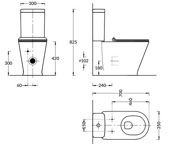 унитаз KERAMA MARAZZI PLAZA